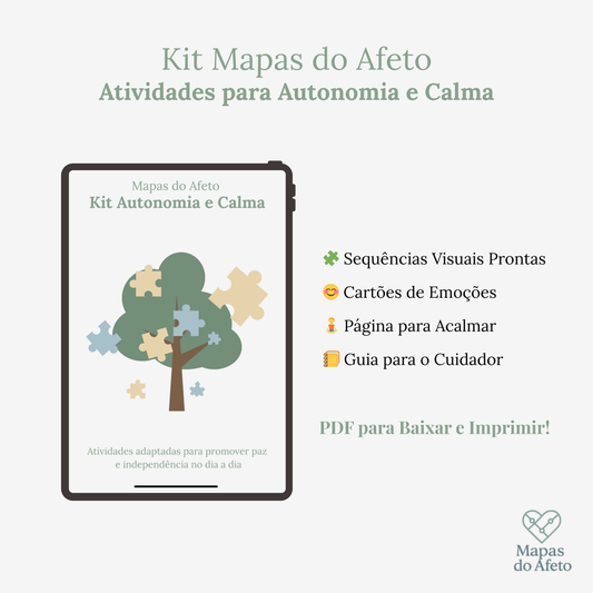 Kit Comunicação Básica - Cartões para Autonomia